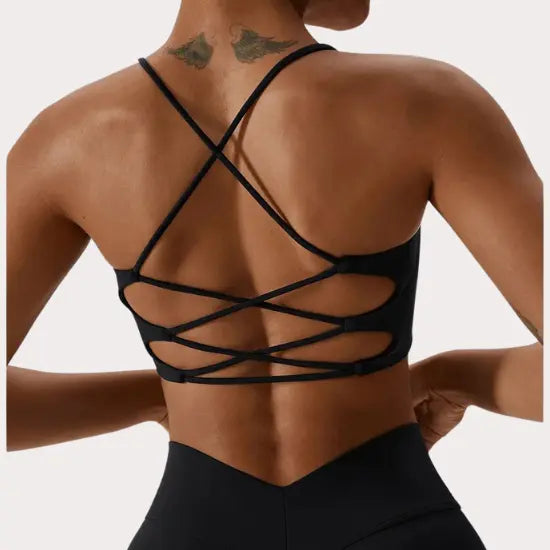 KAVARA Lace Back Sports Bra Kavara Fit